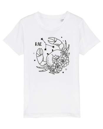 Zodiac Floral - Zodia Rac White