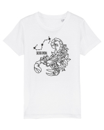 Zodiac Floral - Zodia Scorpion Tricou mânecă scurtă  Copii Mini Creator