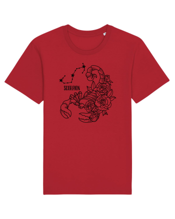 Zodiac Floral - Zodia Scorpion Red