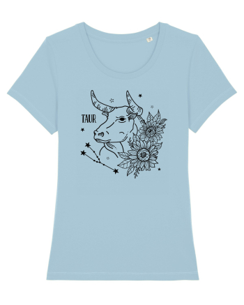 Zodiac Floral - Zodia Taur Sky Blue
