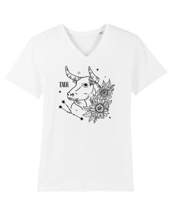 Zodiac Floral - Zodia Taur White