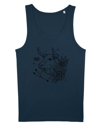 Zodiac Floral - Zodia Taur Navy