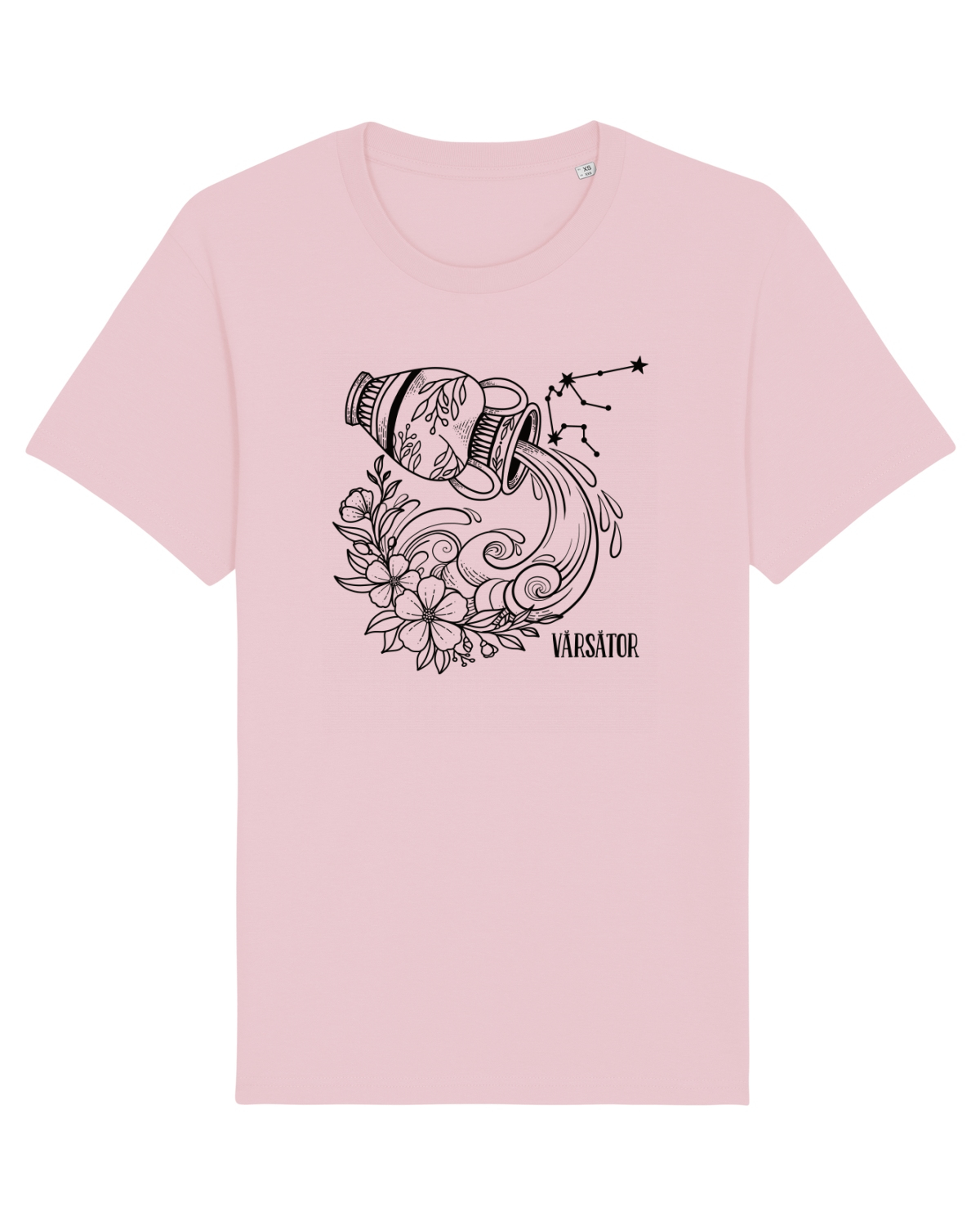 Tricou mânecă scurtă Unisex Rocker Cotton Pink