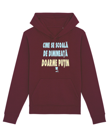 CINE SE SCOALA DE DIMINEATA...DOARME PUTIN :D Burgundy