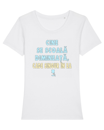 CINE SE SCOALA DE DIMINEATA...CADE SINGUR IN EA :D White