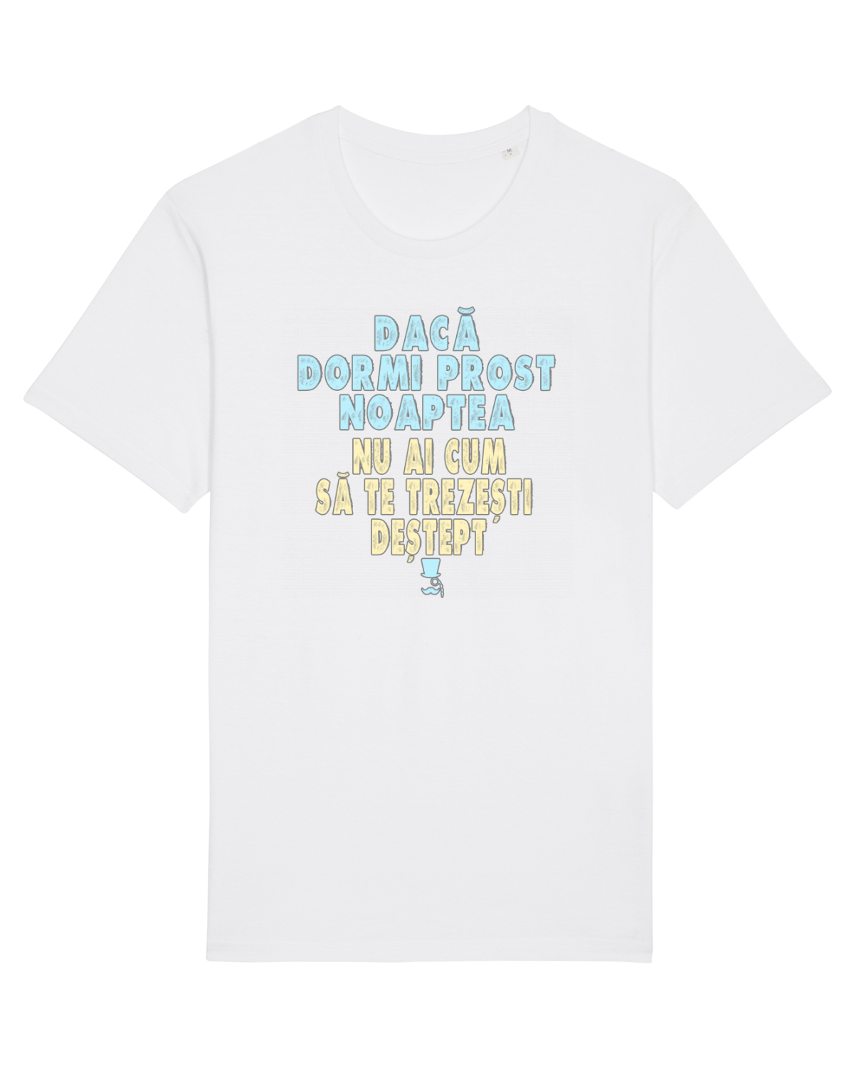 Tricou mânecă scurtă Unisex Rocker White