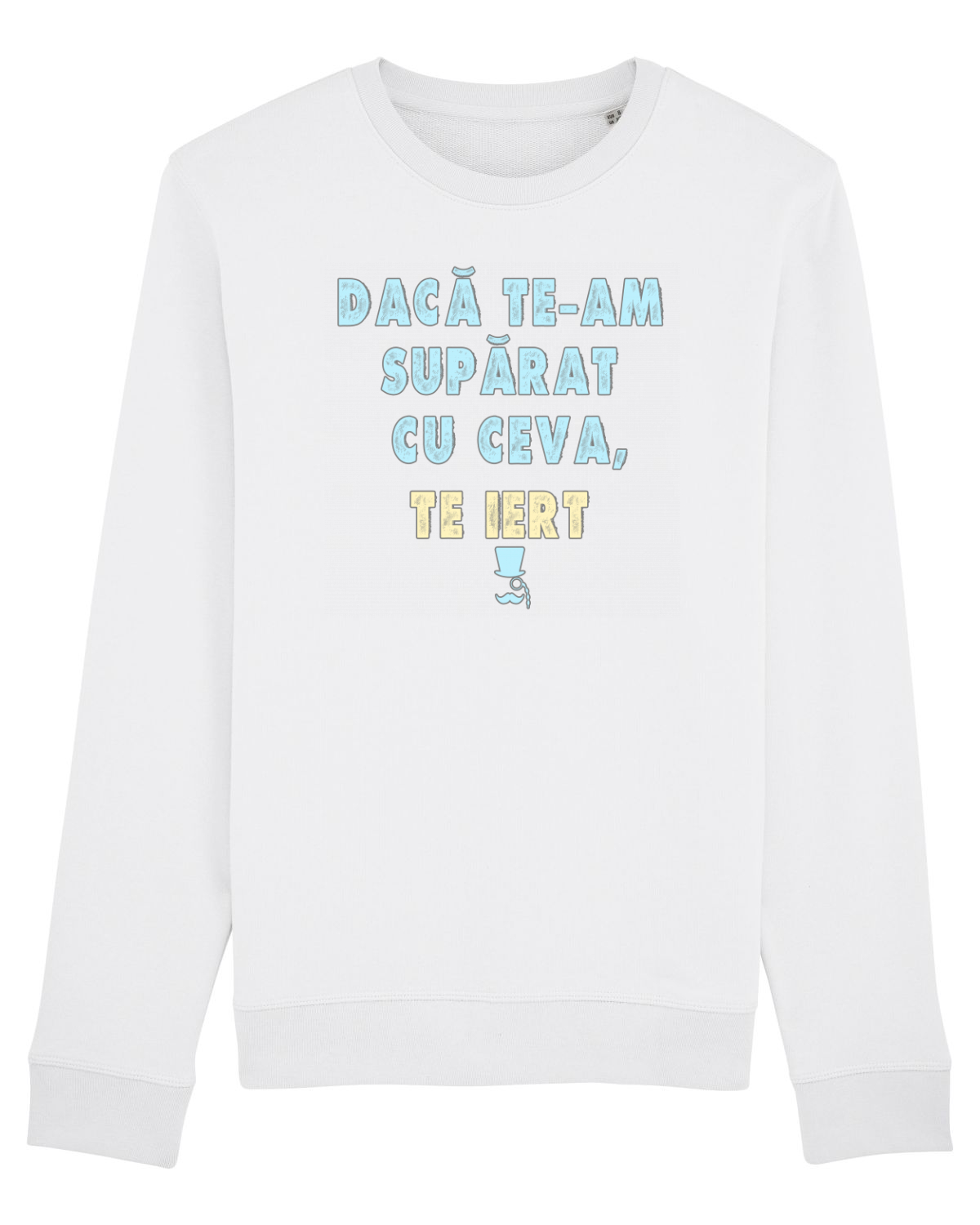 Bluză mânecă lungă Unisex Rise White