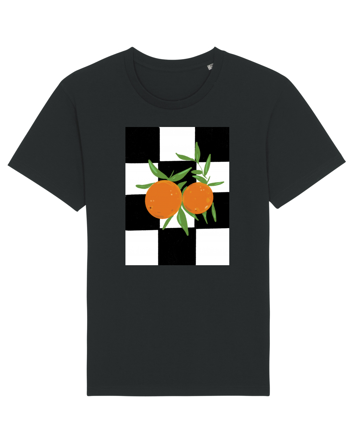 Tricou mânecă scurtă Unisex Rocker Black