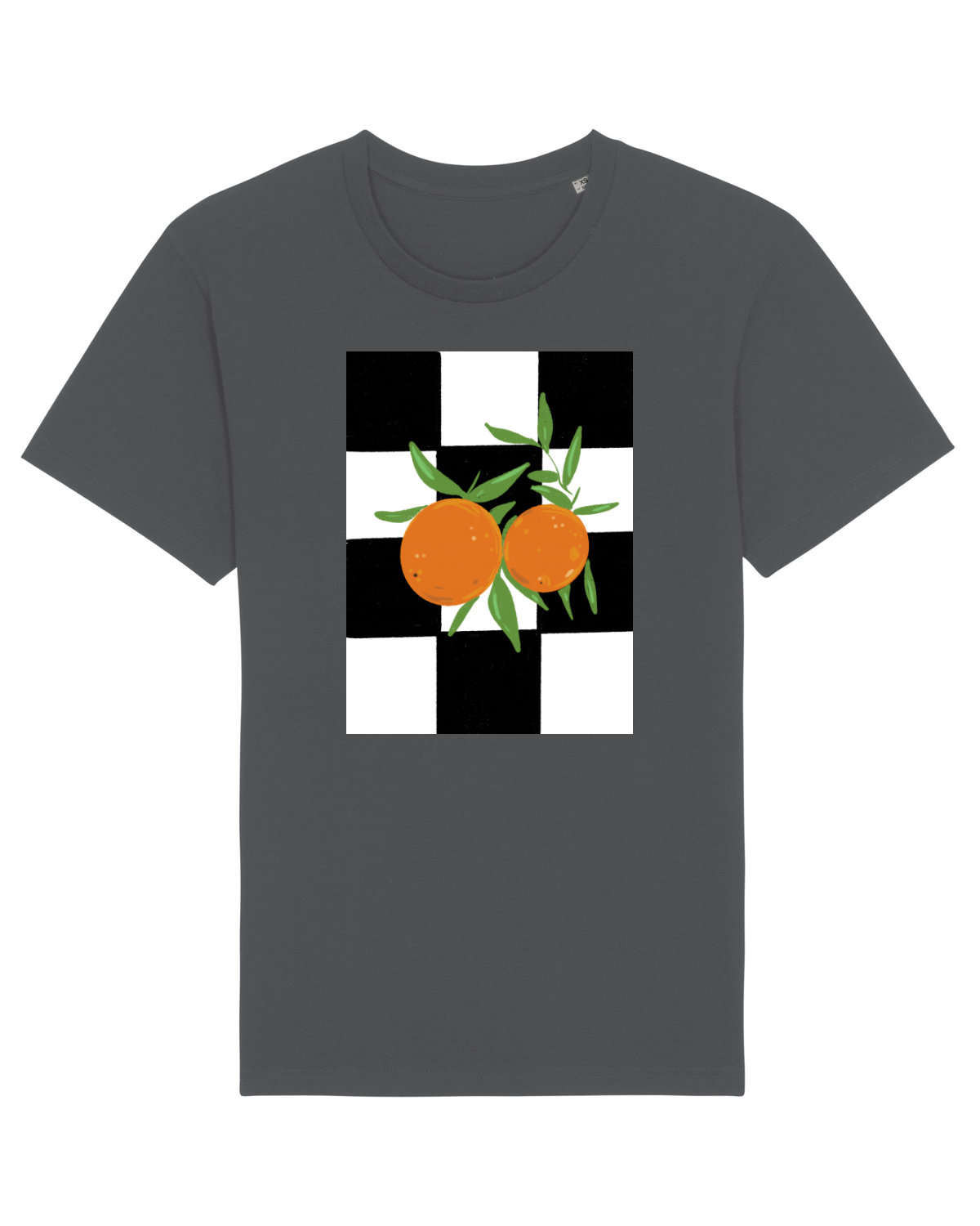 Tricou mânecă scurtă Unisex Rocker Anthracite