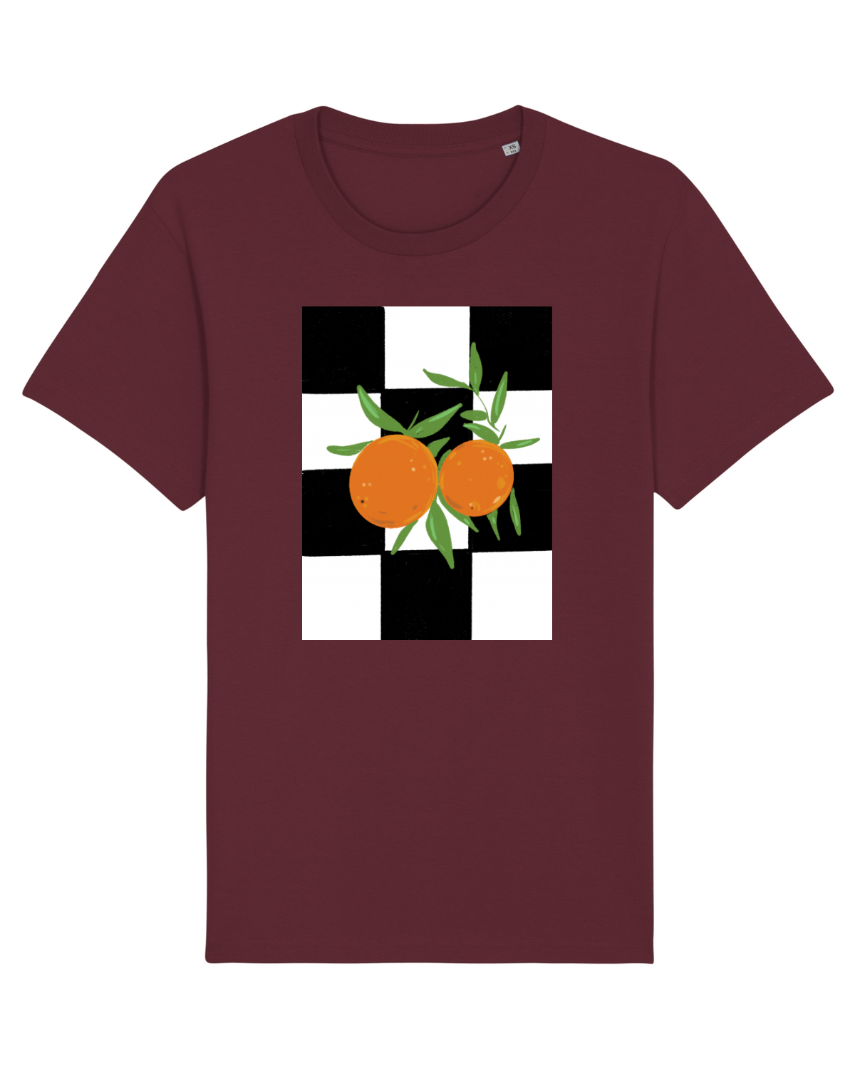 Tricou mânecă scurtă Unisex Rocker Burgundy