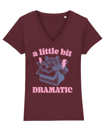 A Little Bit Dramatic Burgundy