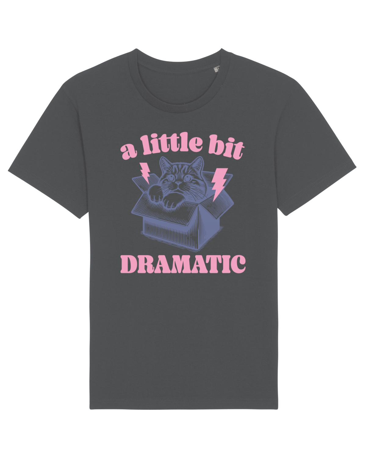 Tricou mânecă scurtă Unisex Rocker Anthracite