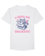 A Little Bit Dramatic Tricou mânecă scurtă guler larg Bărbat Skater