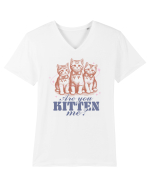Are You Kitten Me? Tricou mânecă scurtă guler V Bărbat Presenter