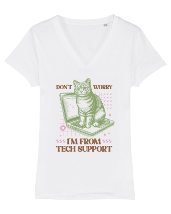 Don't Worry I'm Tech Support White