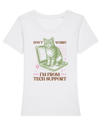 Don't Worry I'm Tech Support White