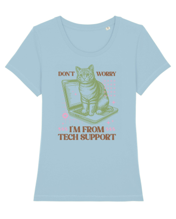 Don't Worry I'm Tech Support Sky Blue