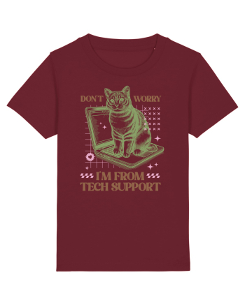 Don't Worry I'm Tech Support Burgundy