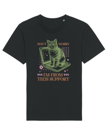 Don't Worry I'm Tech Support Black