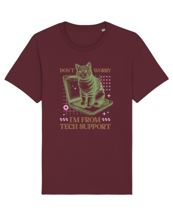 Don't Worry I'm Tech Support Burgundy