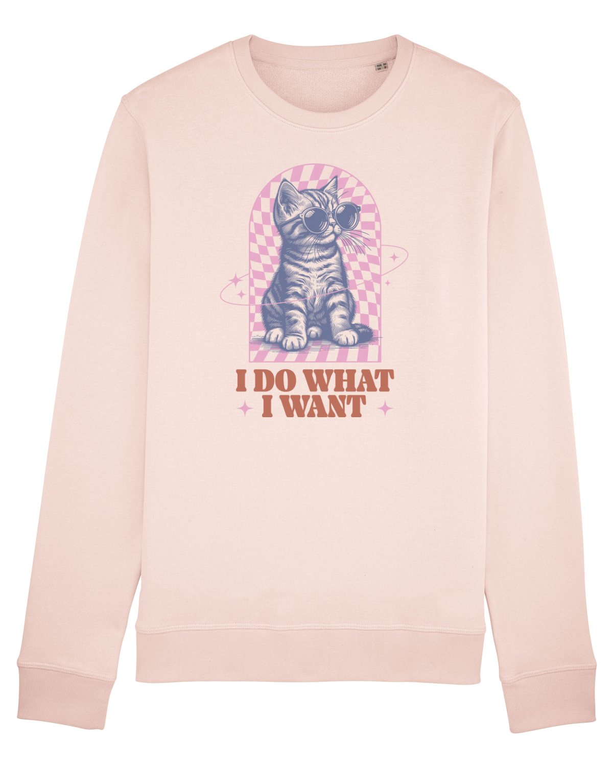 Bluză mânecă lungă Unisex Rise Candy Pink