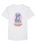 I Do What I Want Tricou mânecă scurtă guler larg Bărbat Skater