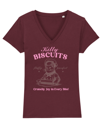 Kitty Biscuits Burgundy