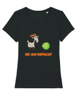 Capra si varza Tricou mânecă scurtă guler larg fitted Damă Expresser