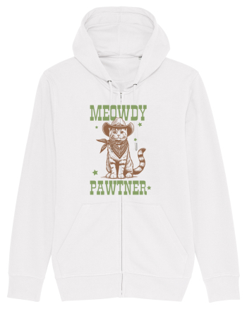 Meowdy Pawtner White