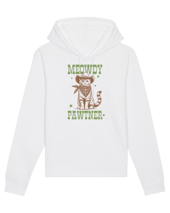 Meowdy Pawtner White