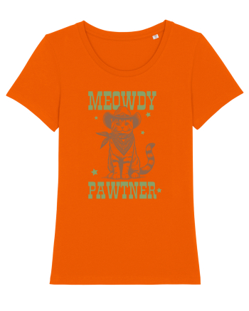 Meowdy Pawtner Bright Orange