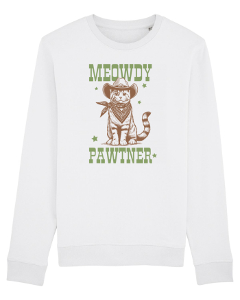 Meowdy Pawtner White
