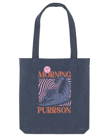 Not A Morning Purrson Midnight Blue