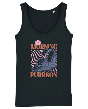 Not A Morning Purrson Black