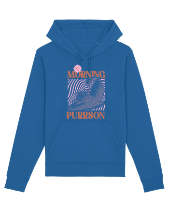 Not A Morning Purrson Royal Blue