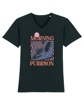 Not A Morning Purrson Black