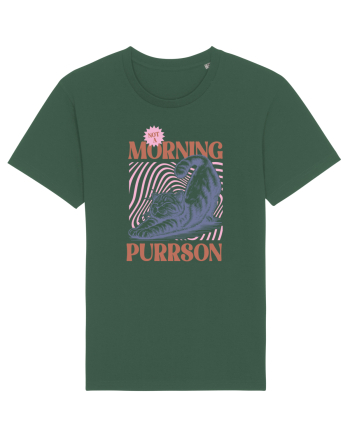Not A Morning Purrson Bottle Green
