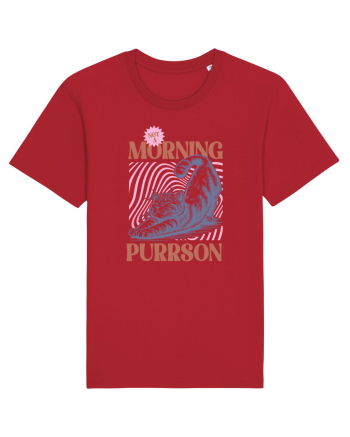 Not A Morning Purrson Red