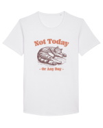 Not Today Or Any Day Tricou mânecă scurtă guler larg Bărbat Skater