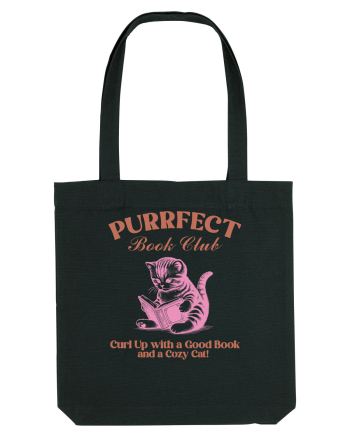 Purrfect Book Club Black