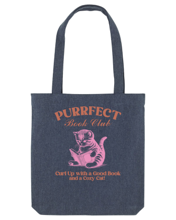 Purrfect Book Club Midnight Blue
