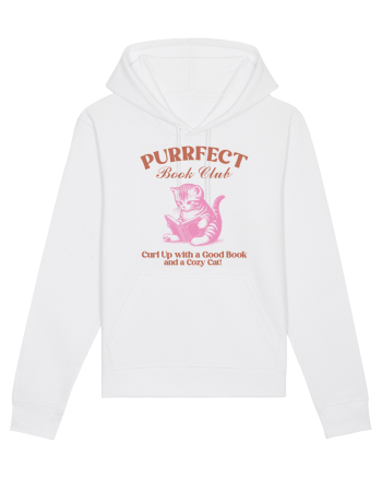 Purrfect Book Club White