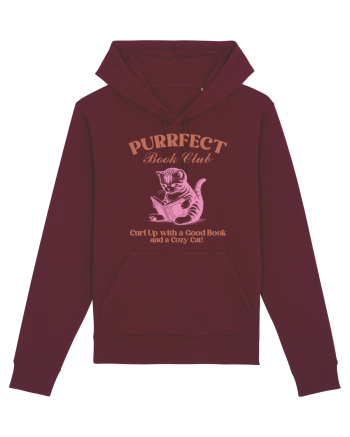 Purrfect Book Club Burgundy