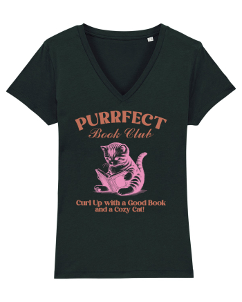 Purrfect Book Club Black