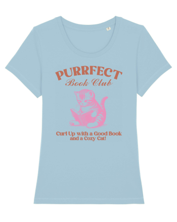 Purrfect Book Club Sky Blue