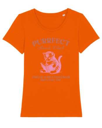 Purrfect Book Club Bright Orange