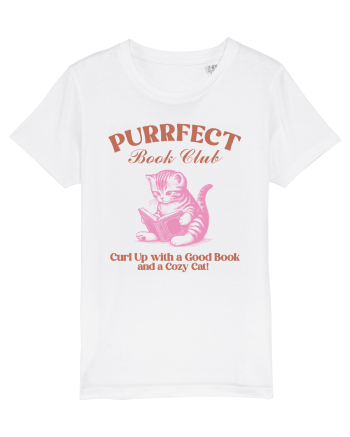 Purrfect Book Club White
