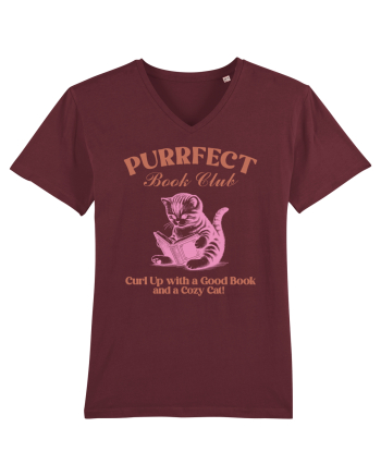 Purrfect Book Club Burgundy