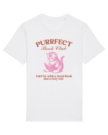 Purrfect Book Club White