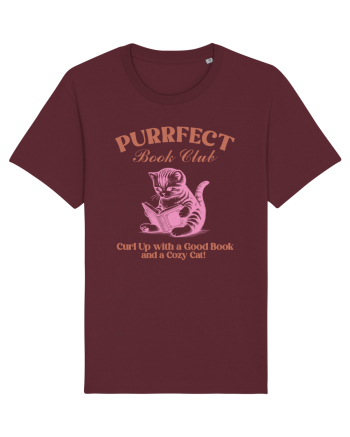 Purrfect Book Club Burgundy